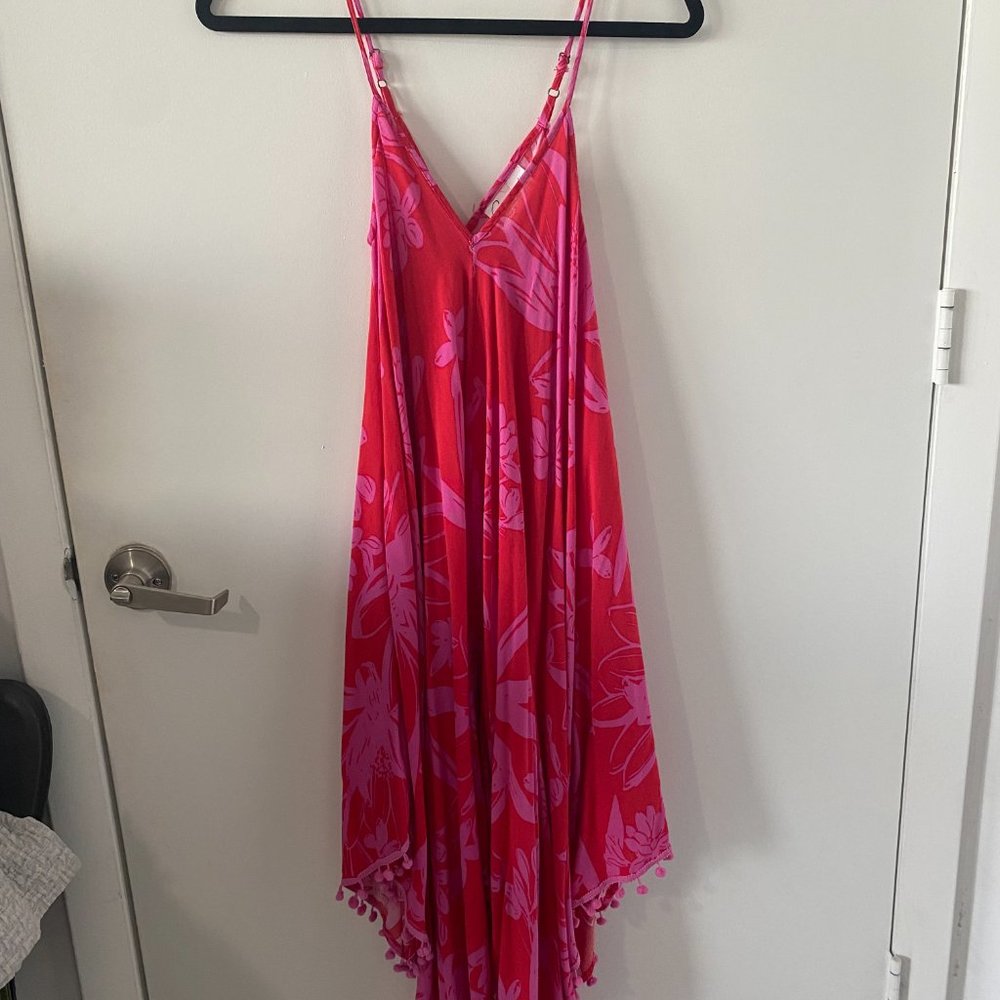 Beach/Swim Coverup Pink, Size M